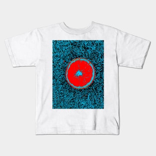 Blood Red Orange Kids T-Shirt